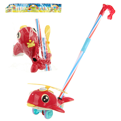 Каталка на палке Кит, в ассорт. , 23.5x17.5x12 см.