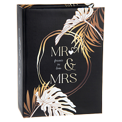 Фотоальбом 100ф 10X15см, ПП карм., черные страницы, черные страницы