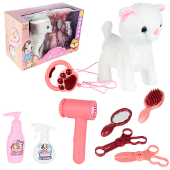 Набор с питомцем котёнком "Юный грумер"   41*19*27