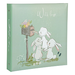 Фотоальбом 500ф 10X15см, ПП карм, пер-т 3-кольца