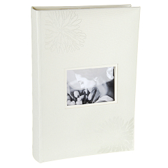 Фотоальбом 300ф 10X15см, бум.карм.с мемо, книжн. пер-т