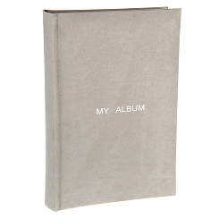 Фотоальбом 300ф 10X15см, бум.карм.с мемо, книжн. пер-т