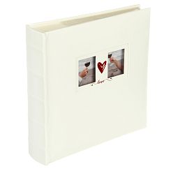 Фотоальбом 200ф 10X15см, бум.карм.с мемо, книжн. пер-т