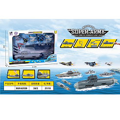 Игровой набор корабль "Морской бой" 41.5х7.5х27.5 см.