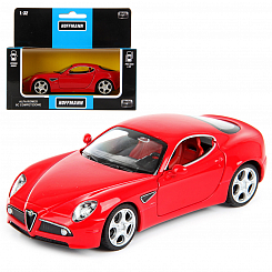 Машина металлическая Alfa Romeo 8C Competizione 1:32, дв. откр., инерц.