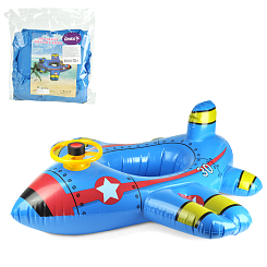 Круг надувной, Самолетик,100см,пакет