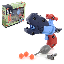 Конструктор-скрутка пистолет, 29х8х25, кор.