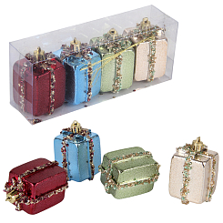 Н-р елочных украшений "Подарки" 7 см, 4 шт, ПВХ кор