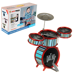 Барабанная установка, 4 бараб (диам.19, 15, 12-12 см), кор.