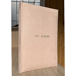 Фотоальбом 300ф 10X15см, бум.карм.с мемо, книжн. пер-т