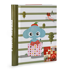 Фотоальбом 10 "магнитных"листов 23X28см, пер-т внутр.спираль