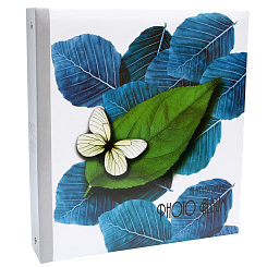 Фотоальбом 50 "магнитных"листов 23X28см, пер-т 3-кольца