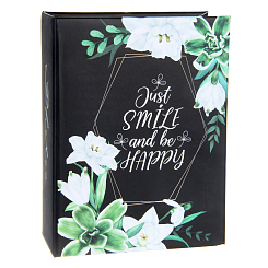 Фотоальбом 100ф 10X15см, ПП карм., черные страницы, черные страницы