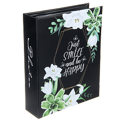 Фотоальбом 200ф 10X15см, ПП карм., черные страницы