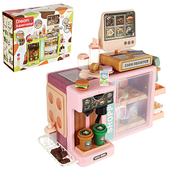 Игровой набор "Кофейня" на бат. со зв., вод. 43х14.5х35