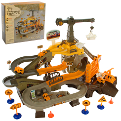 Игровой набор парковка "Стройка" звук