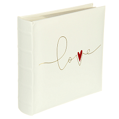 Фотоальбом 200ф 10X15см, бум.карм.с мемо, книжн. пер-т