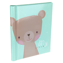 Фотоальбом 20 "магнитных"листов 23X28см, пер-т внутр.спираль