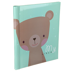 Фотоальбом 10 "магнитных"листов 23X28см, пер-т внутр.спираль