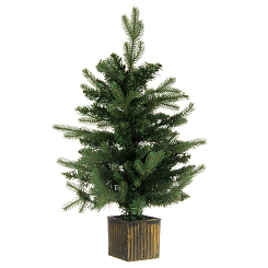 Ель декоративная с подставкой,  высота 45 см, 46 веток