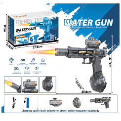 Водный пистолет на бат. 26,7 см, 320 мл, дальность стрельбы 7 м,в кор.