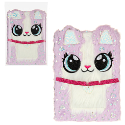 Блокнот "Котик" (пушистый)