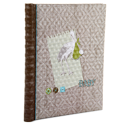 Фотоальбом 10 "магнитных"листов 23X28см, пер-т внутр.спираль, 3D эффект