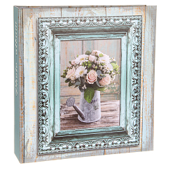 Фотоальбом 50 "магнитных"листов 23X28см, пер-т 3-кольца