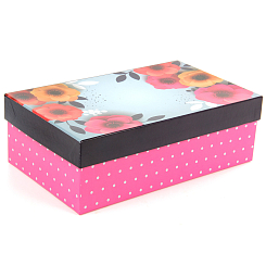 Коробка прямоугольная 25,5х15х8,5 см Маки 2