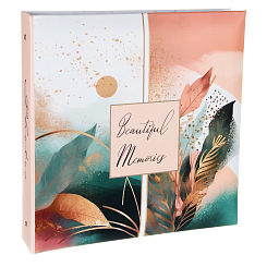 Фотоальбом 500ф 10X15см, ПП карм, пер-т 3-кольца