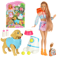 Кукла Люси с питомцем с акс., 29 см.