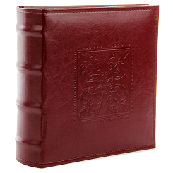 Фотоальбом 300ф 10X15см, бум.карм.с мемо, книжн. пер-т, 2ф на стр.