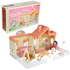 Кукольный домик "Волшебный дом" на бат. со св., пар.