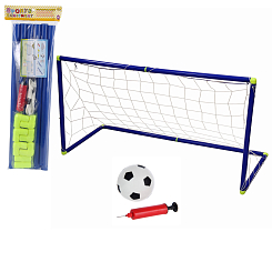 Н-р для игры в футбол (ворота 120X50X60 см/мяч 14 см), пакет.