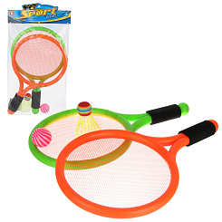 Н-р ракеток с воланчиком и мячиком (ракетка 39) см, пакет
