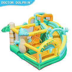 Надувной замок "Джунгли"  305*294*232см