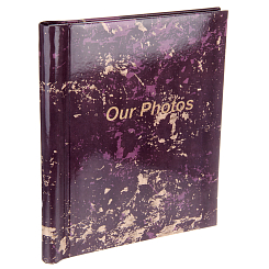 Фотоальбом 20 "магнитных"листов 23X28см, пер-т внутр.спираль