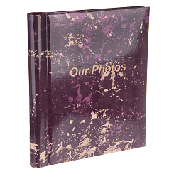 Фотоальбом 30 "магнитных"листов 23X28см, пер-т внутр.спираль