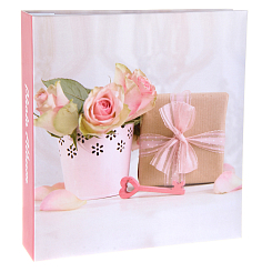 Фотоальбом 50 "магнитных"листов 23X28см, пер-т 3-кольца