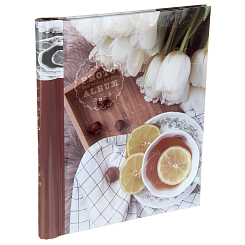 Фотоальбом 10 "магнитных"листов 23X28см, пер-т внутр.спираль