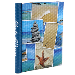 Фотоальбом 10 "магнитных"листов 23X28см, пер-т внутр.спираль, 3D эффект