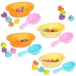 Игрушки для ванной "Утята", сетка