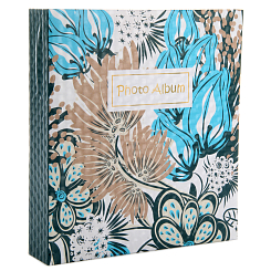 Фотоальбом 50 "магнитных"листов 23X28см, пер-т 3-кольца, 3D эффект