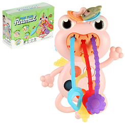 Игрушка развивающая "Лягушка", в ассорт, в кор.