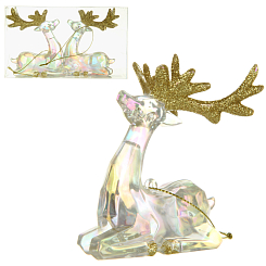 Н-р елочных украшений "Олени" 9см, 2шт