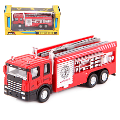 Машина спецтехника FIRE RESCUE 1:48, метал. кабина, инерц.