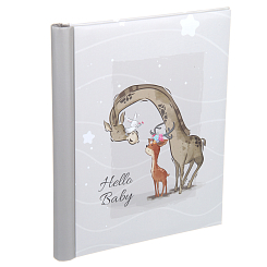 Фотоальбом 10 "магнитных"листов 23X28см, пер-т внутр.спираль