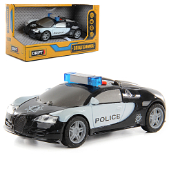 Машина спецтехника POLICE CAR 1:28, со зв. и св., фрикц.