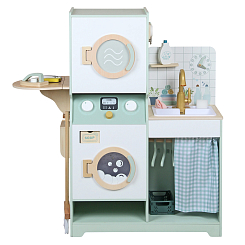 Игровой набор для стирки с акс., вода, вращается барабан стир.машины, 86*32*90см