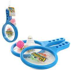 Н-р ракеток с воланч. и мячиком в сетке 32*18см